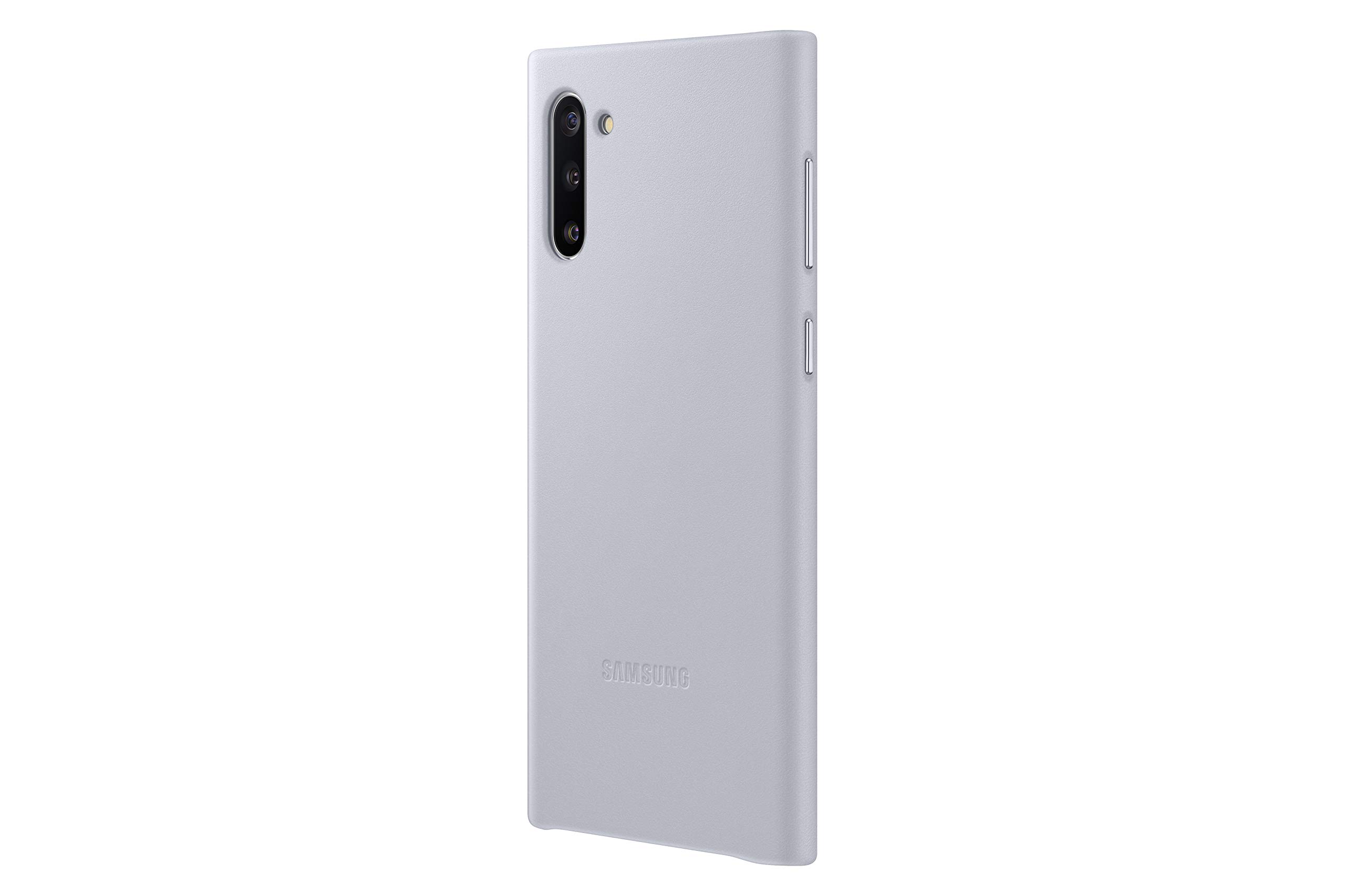 Foto 2 | Funda Protectora De Piel Para Samsung Galaxy Note10, Color Plateado - Venta Internacional.