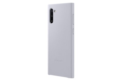 Foto 2 | Funda Protectora De Piel Para Samsung Galaxy Note10, Color Plateado - Venta Internacional.