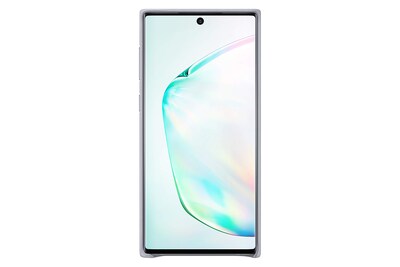 Foto 3 | Funda Protectora De Piel Para Samsung Galaxy Note10, Color Plateado - Venta Internacional.