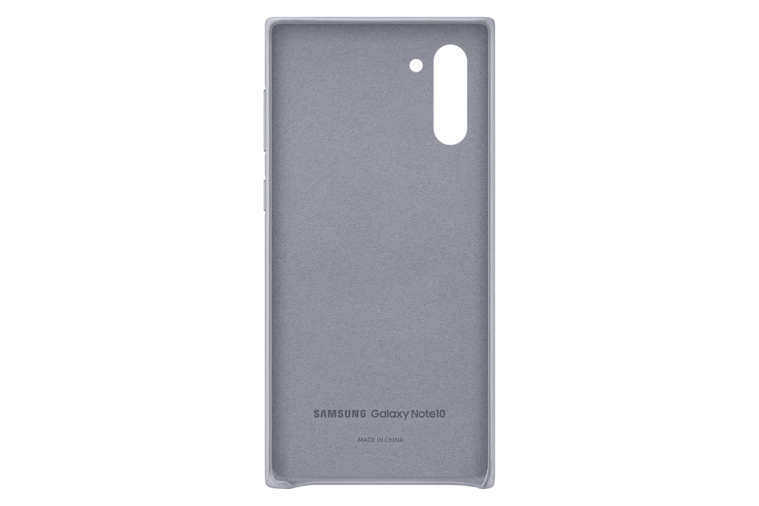Foto 5 pulgar | Funda Protectora De Piel Para Samsung Galaxy Note10, Color Plateado - Venta Internacional.