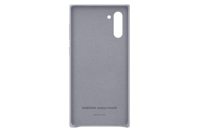 Foto 4 | Funda Protectora De Piel Para Samsung Galaxy Note10, Color Plateado - Venta Internacional.