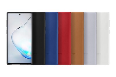 Foto 5 | Funda Protectora De Piel Para Samsung Galaxy Note10, Color Plateado - Venta Internacional.