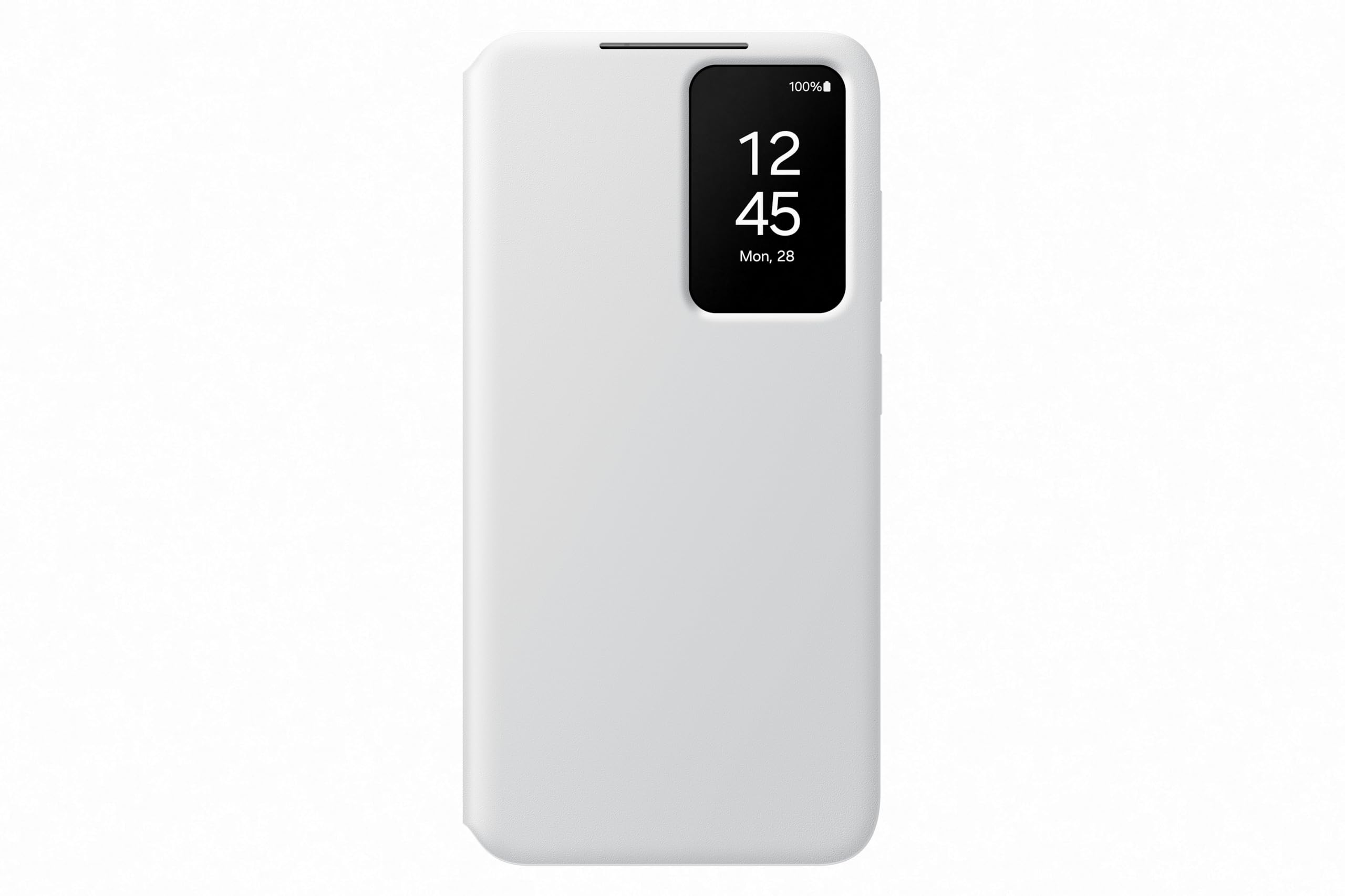 Funda Smart View Wallet Para Samsung Galaxy S24, Color Blanco - Venta Internacional.