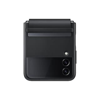 Foto 1 | Funda De Piel Negra Oficial Para Samsung Galaxy Z Flip4 - Venta Internacional.