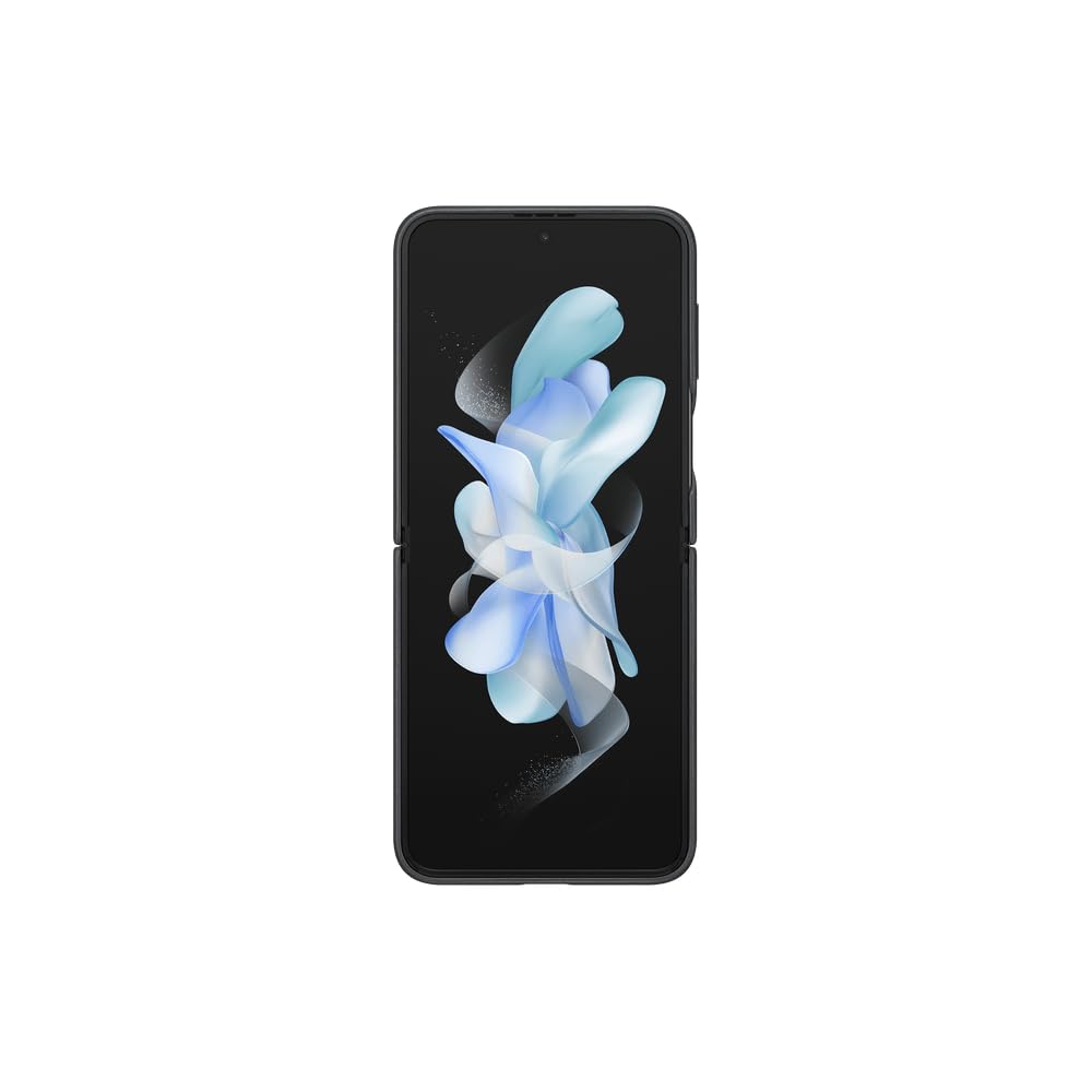 Foto 4 pulgar | Funda De Piel Negra Oficial Para Samsung Galaxy Z Flip4 - Venta Internacional.