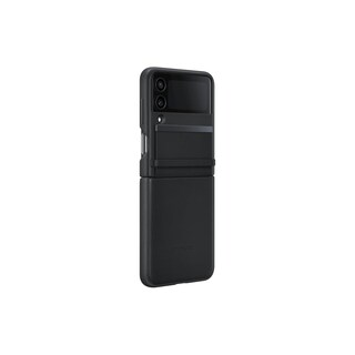 Foto 4 | Funda De Piel Negra Oficial Para Samsung Galaxy Z Flip4 - Venta Internacional.