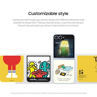 Foto 5 | Funda Para Teléfono Samsung Galaxy Z Flip 6 Flipsuit Con Led Blanca - Venta Internacional.