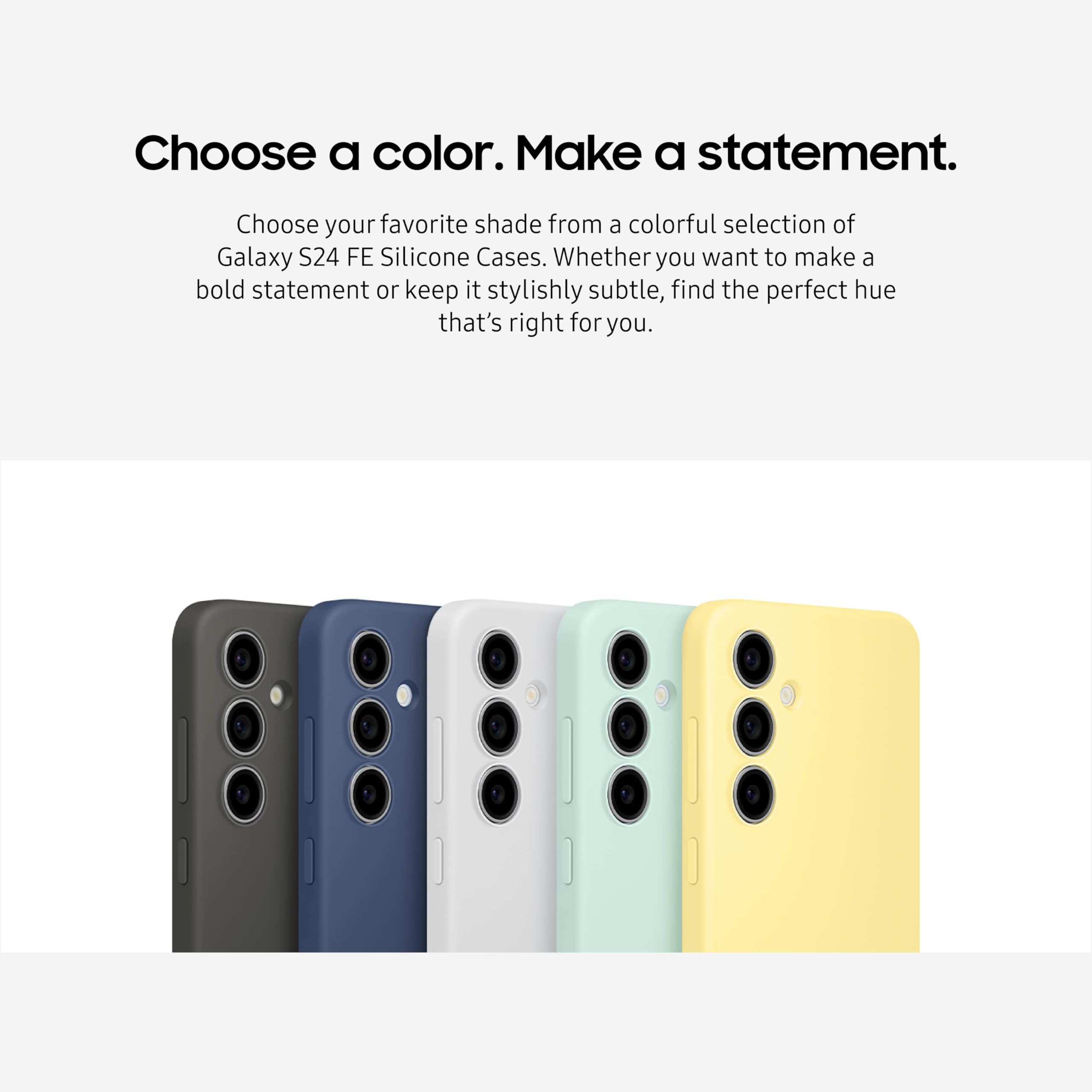 Foto 6 pulgar | Funda Para Teléfono Samsung Galaxy S24 Fe Silicona Azul - Venta Internacional.