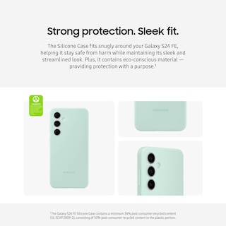 Foto 7 | Funda Para Teléfono Samsung Galaxy S24 Fe Silicona Azul - Venta Internacional.