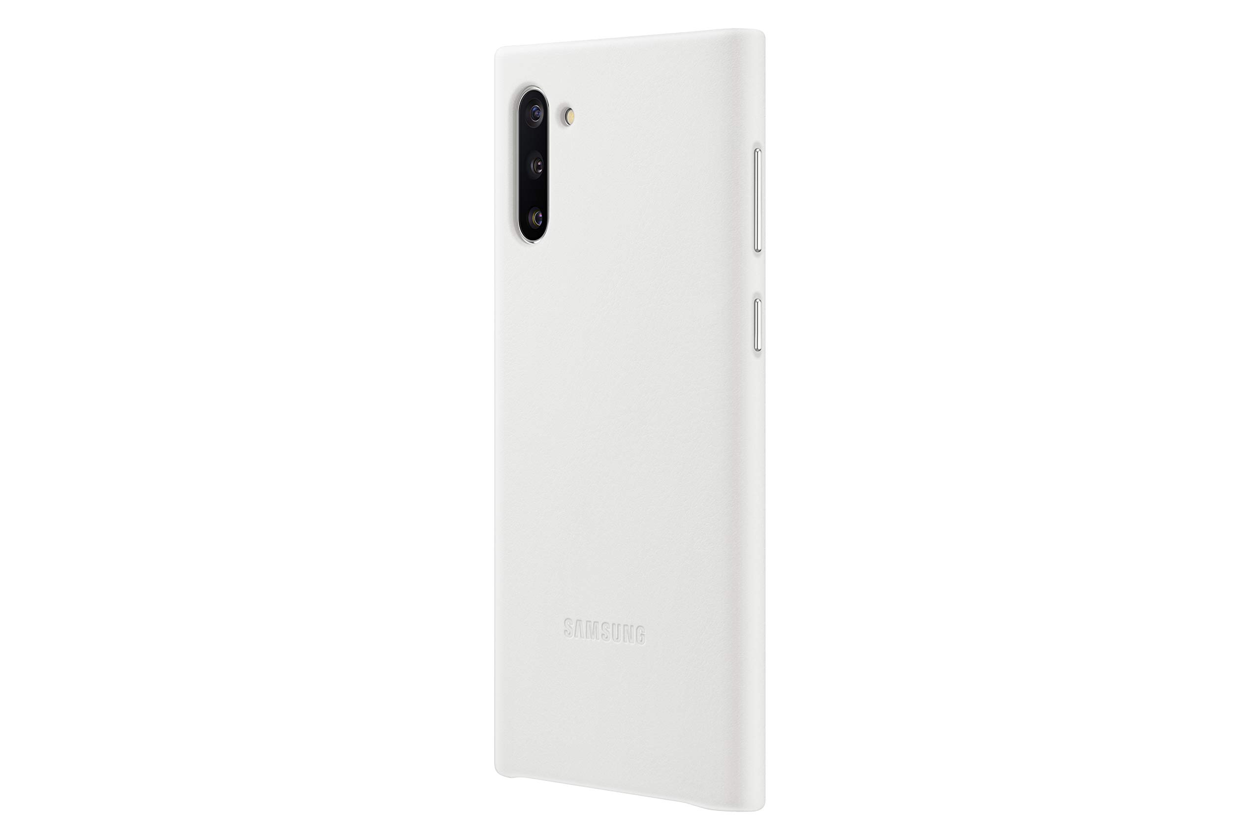 Foto 3 pulgar | Funda Protectora De Piel Para Samsung Galaxy Note10, Color Blanco - Venta Internacional.