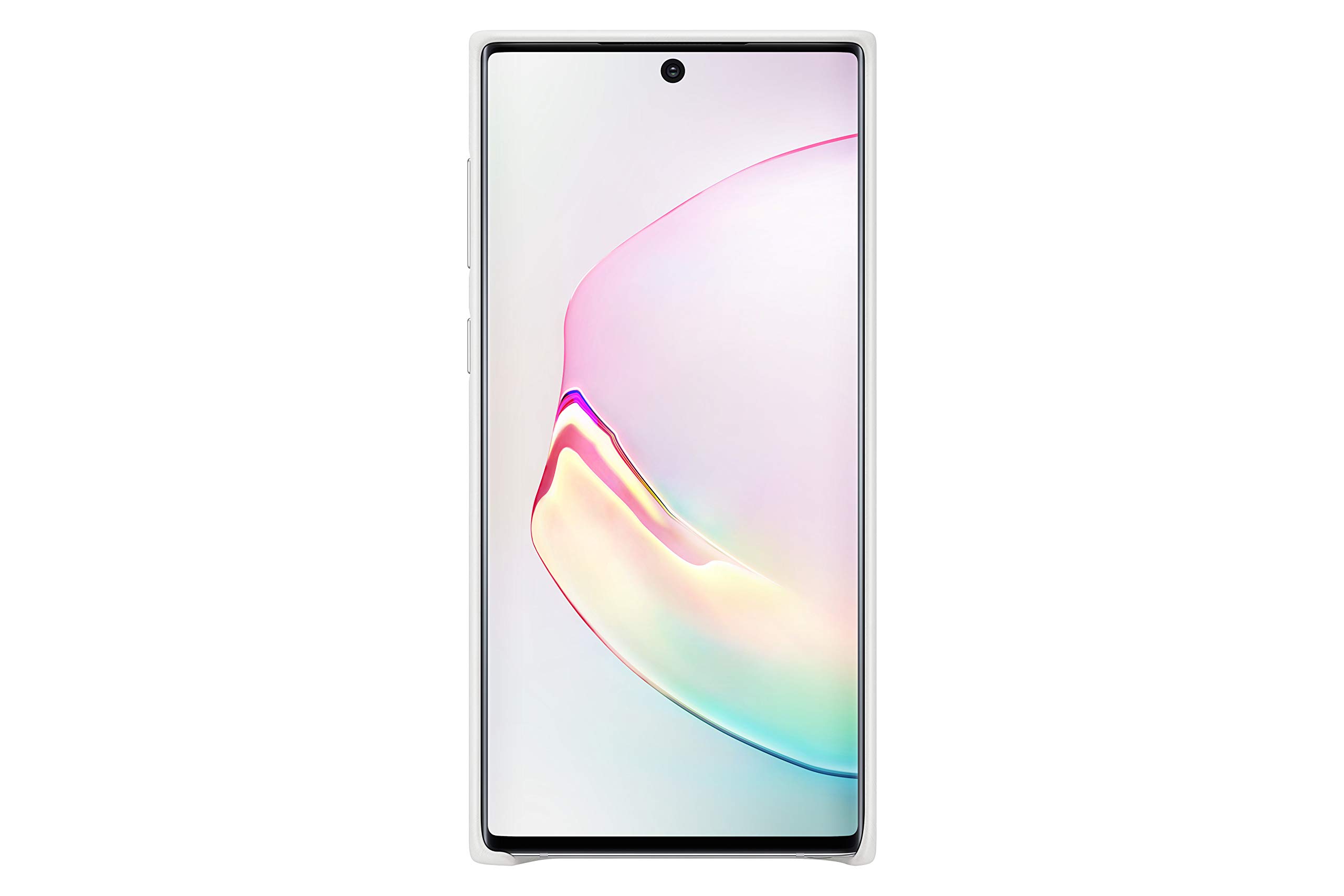 Foto 4 pulgar | Funda Protectora De Piel Para Samsung Galaxy Note10, Color Blanco - Venta Internacional.
