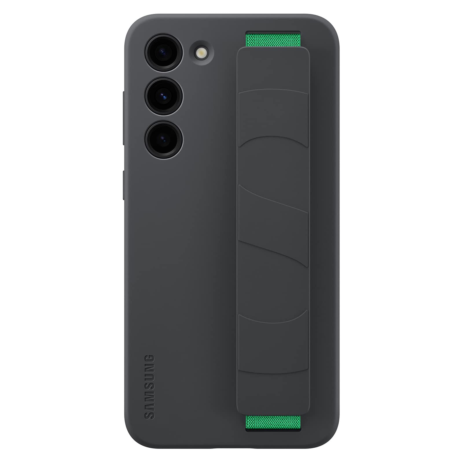Funda Para Teléfono Samsung Galaxy S23+ Plus Con Agarre De Silicona Negra - Venta Internacional.