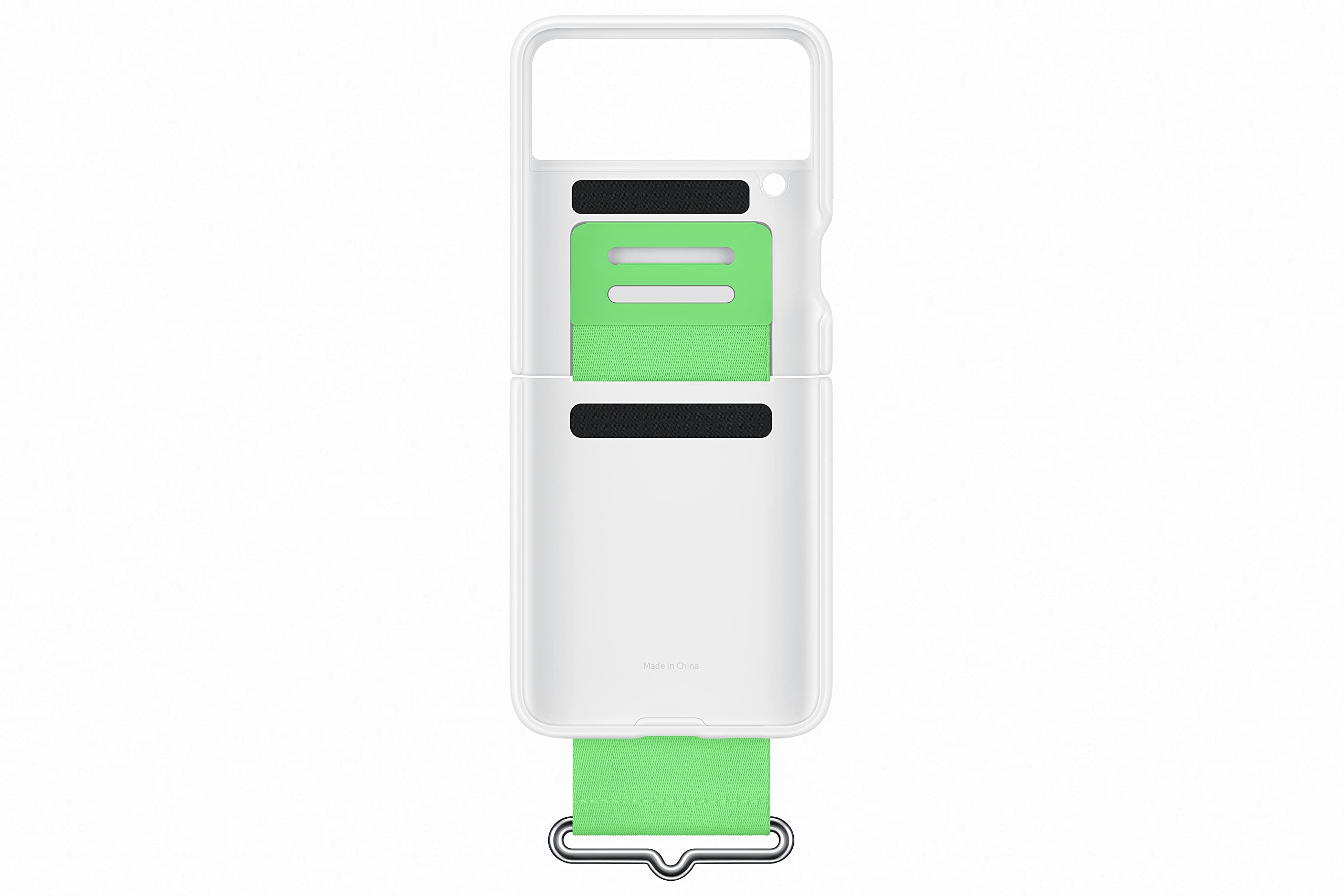 Foto 5 | Funda De Silicona Para Samsung Galaxy Z Flip3 Con Correa, Color Blanco - Venta Internacional.