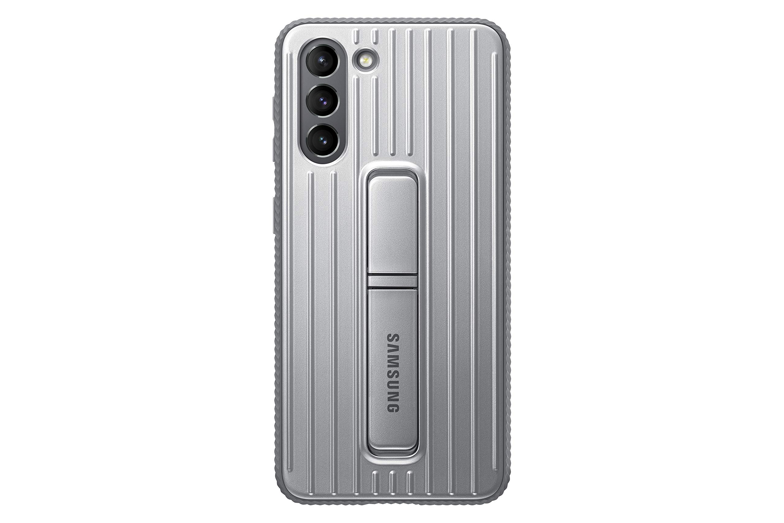 Foto 1 | Funda Protectora Robusta Para Samsung Galaxy S21, Color Plateado - Venta Internacional.