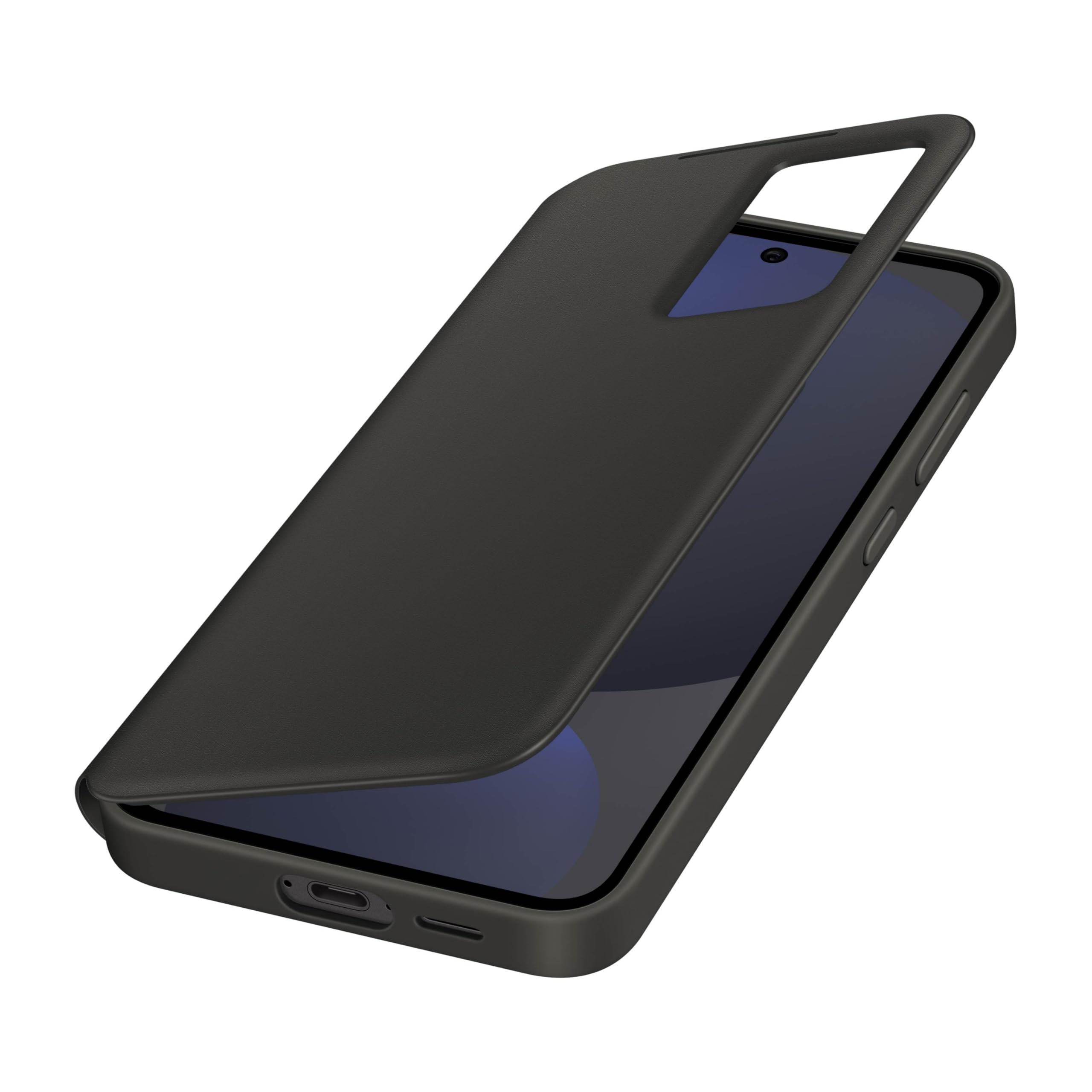 Foto 5 pulgar | Funda Para Teléfono Samsung Galaxy S24 Fe Con Smart View Negra - Venta Internacional.