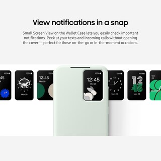 Foto 5 | Funda Para Teléfono Samsung Galaxy S24 Fe Con Smart View Negra - Venta Internacional.