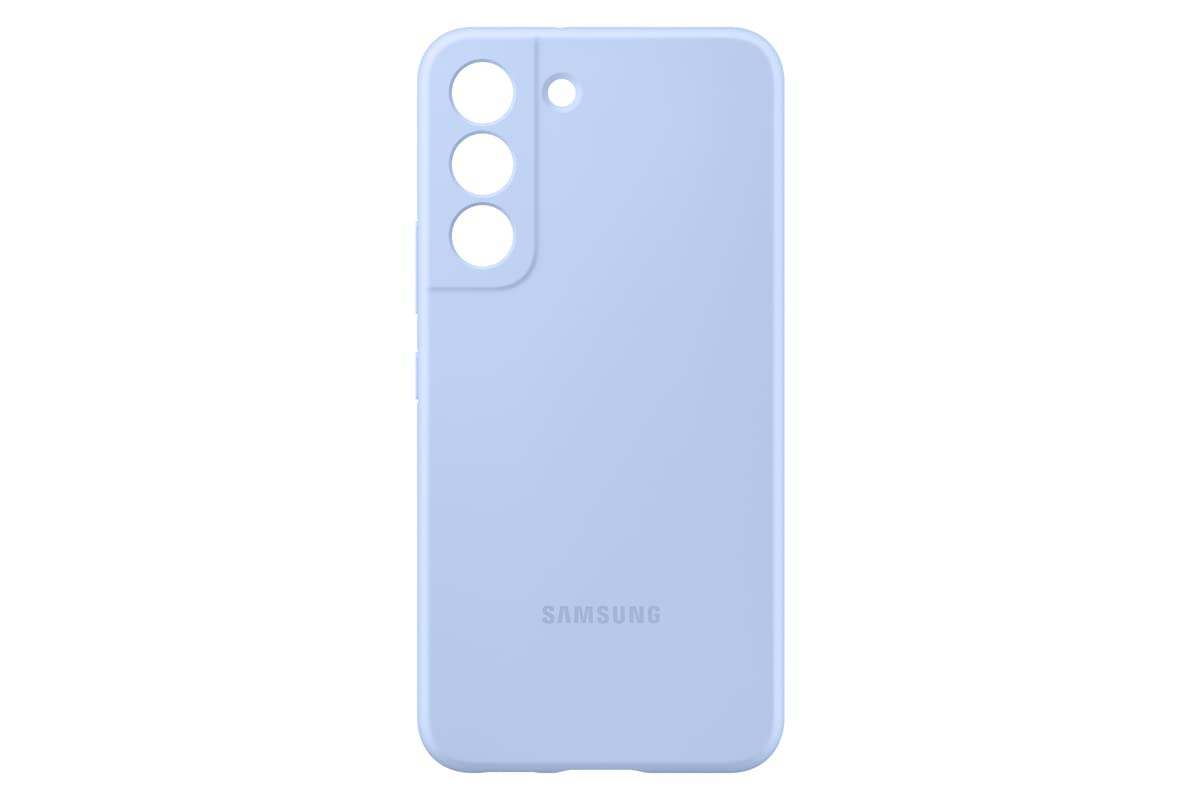 Foto 4 pulgar | Funda De Silicona Para Samsung Galaxy S22, Color Azul Cielo - Venta Internacional.