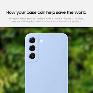 Foto 5 | Funda De Silicona Para Samsung Galaxy S22, Color Azul Cielo - Venta Internacional.