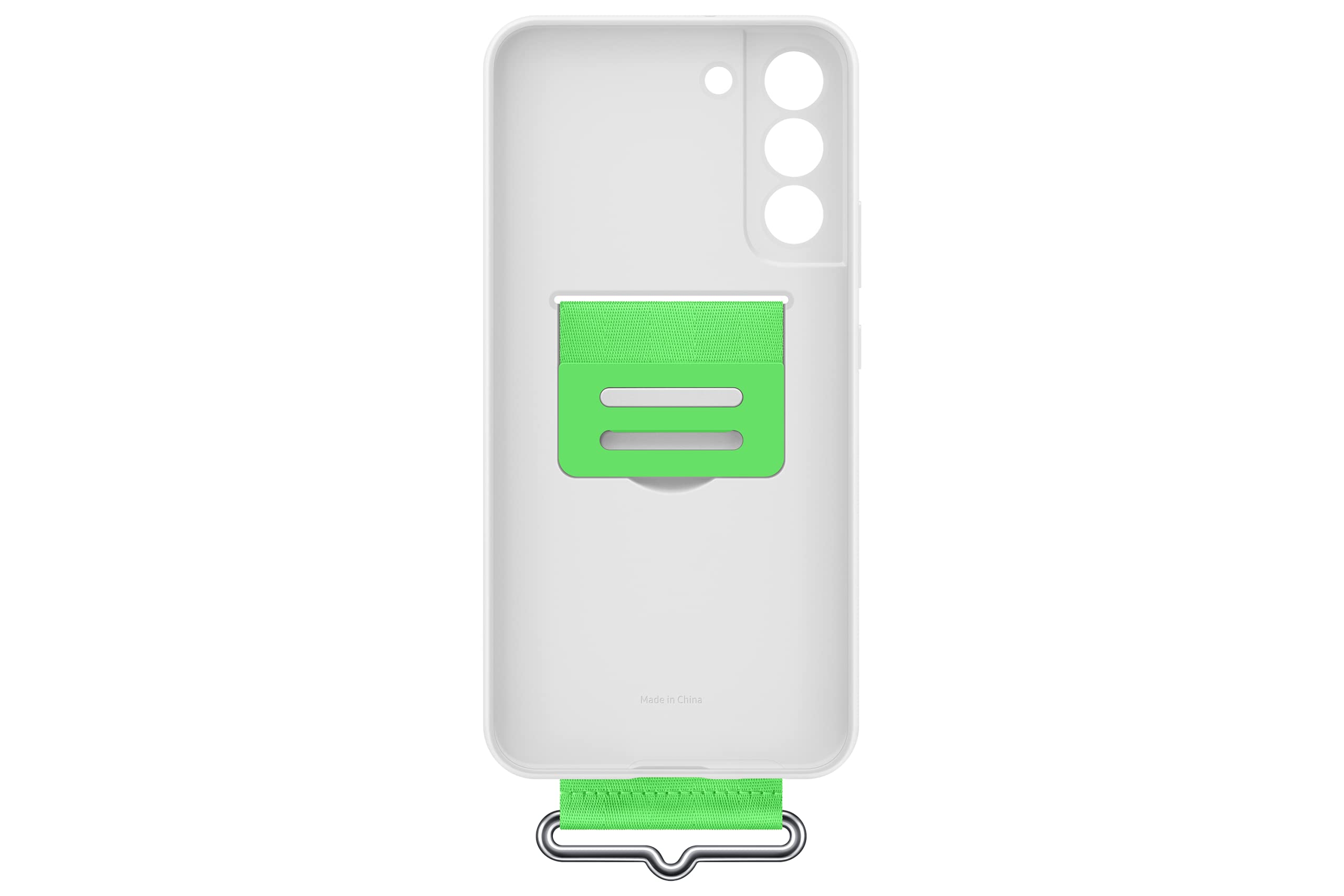 Foto 3 pulgar | Funda De Silicona Para Samsung Galaxy S22+ Con Correa Blanca - Venta Internacional.