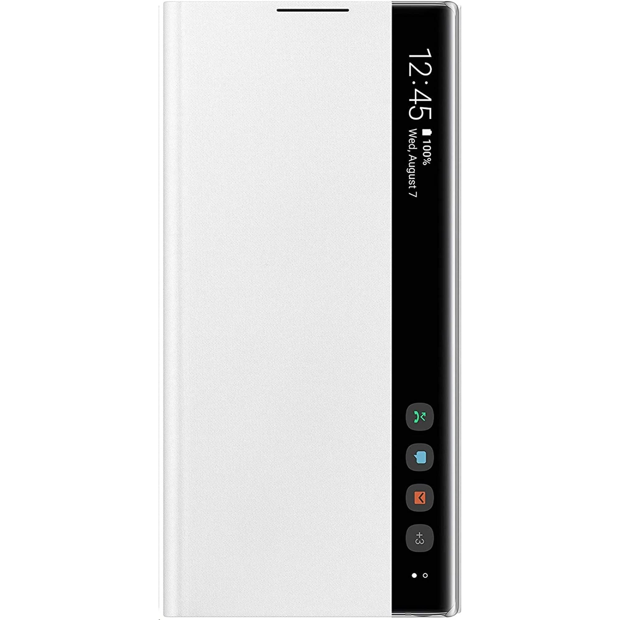Funda Con Tapa Para Samsung Galaxy Note10 S-view, Color Blanco - Venta Internacional.