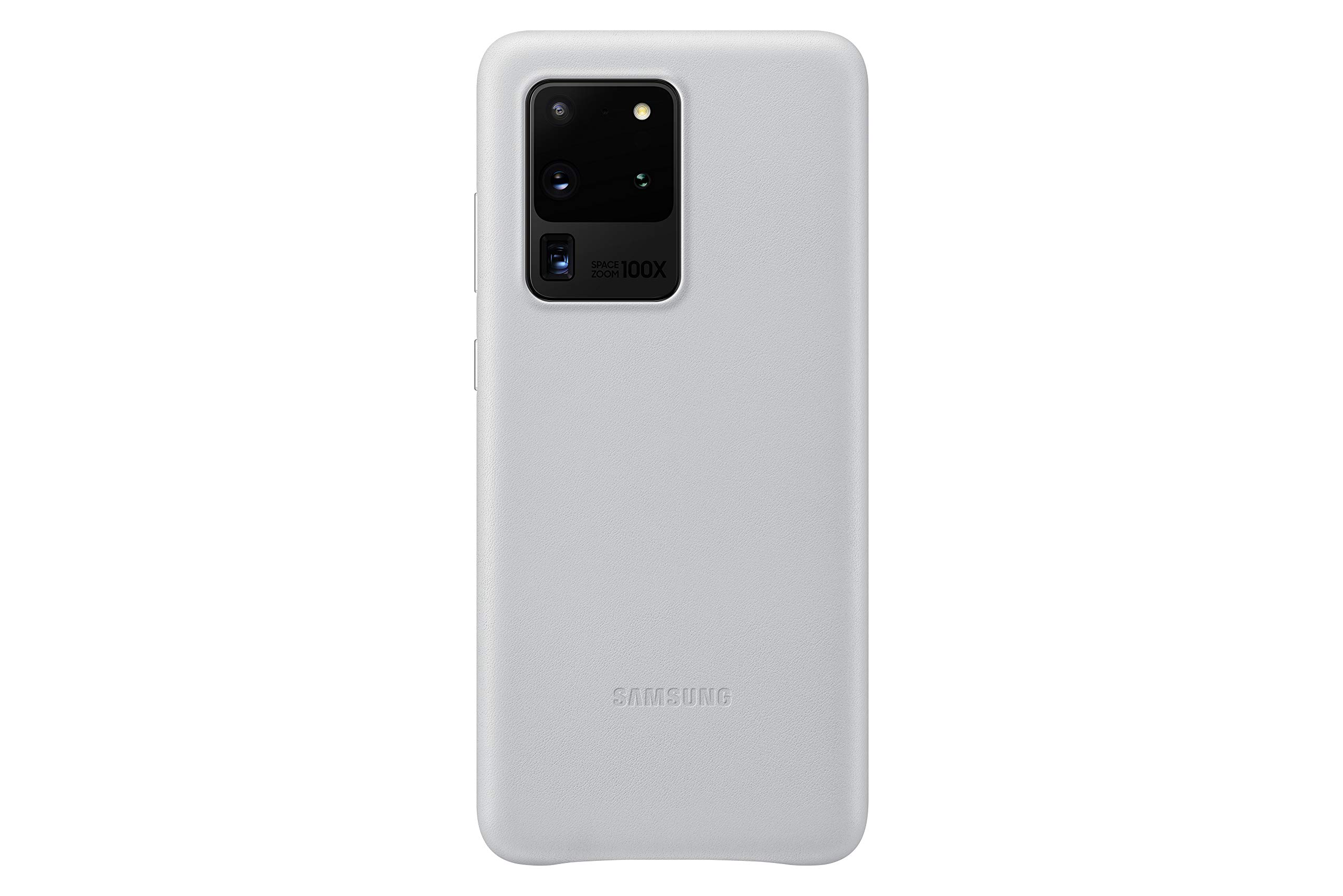 Foto 2 pulgar | Funda Trasera De Piel Para Samsung Galaxy S20 Ultra, Color Plateado - Venta Internacional.
