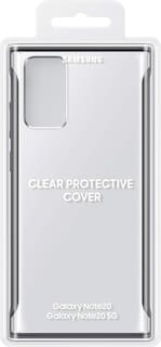 Foto 2 | Funda Protectora Transparente Para Samsung Galaxy Note 20, Color Negro Y Blanco - Venta Internacional.
