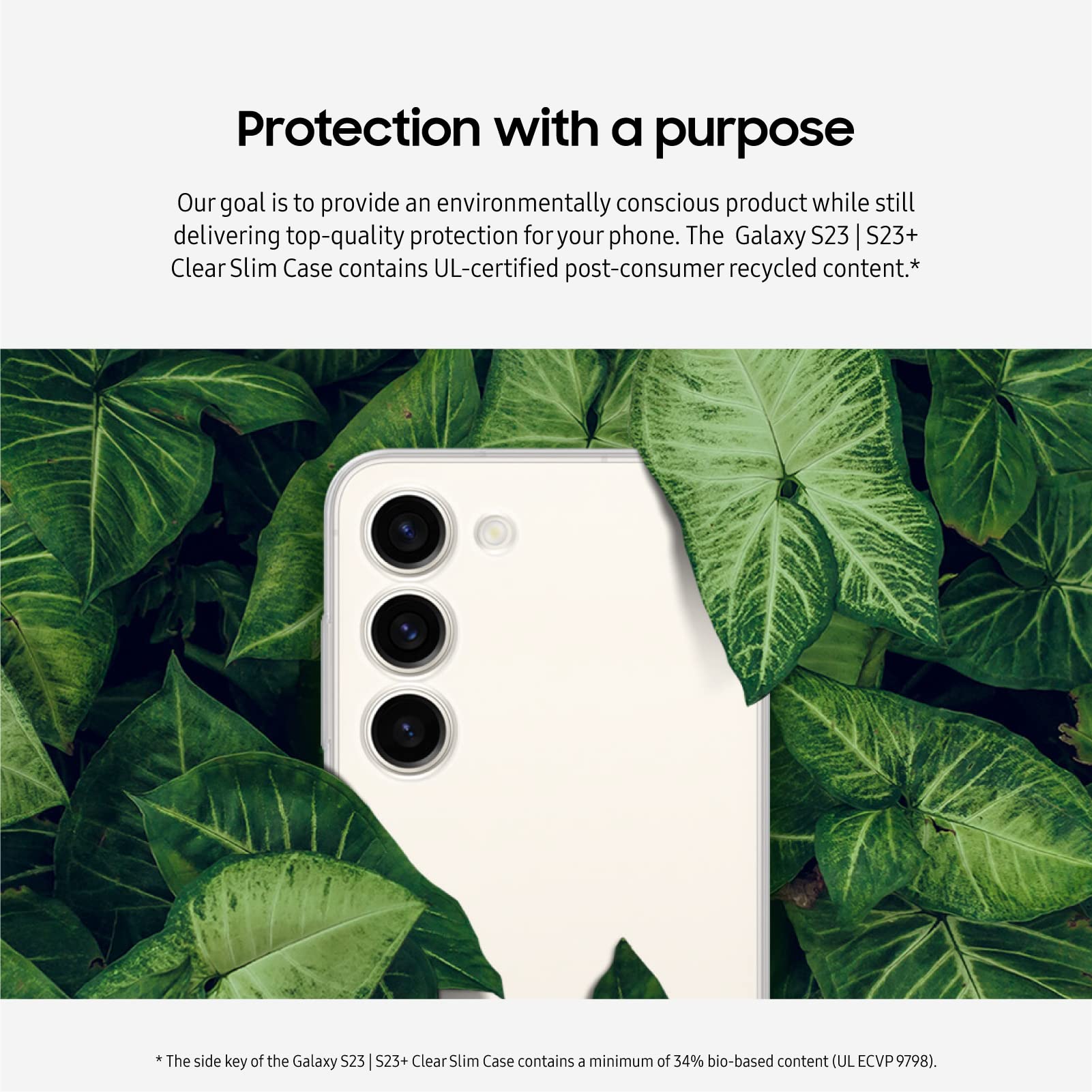 Foto 3 pulgar | Funda Para Teléfono Samsung Galaxy S23+ Plus Clear Slim Transparente - Venta Internacional.