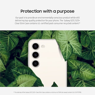 Foto 2 | Funda Para Teléfono Samsung Galaxy S23+ Plus Clear Slim Transparente - Venta Internacional.