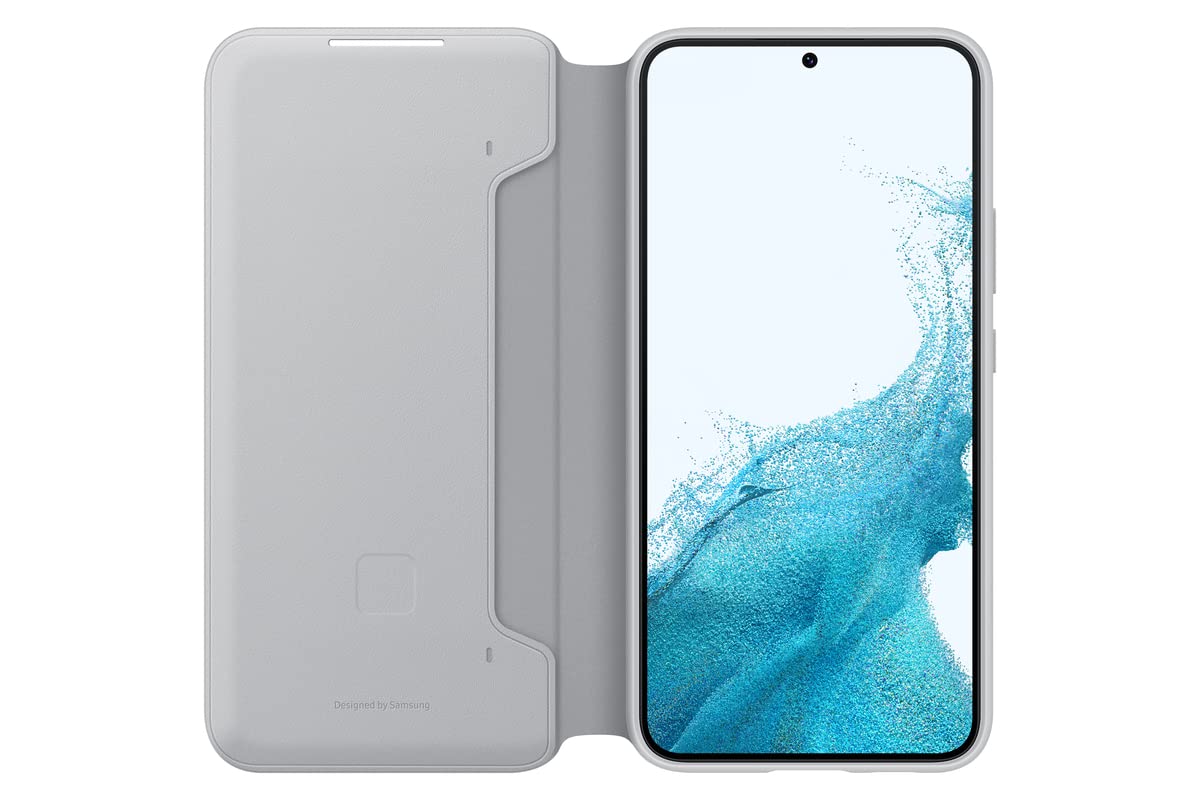 Foto 2 | Funda Para Teléfono Samsung Galaxy S22+ Led View Cover, Gris Claro - Venta Internacional.