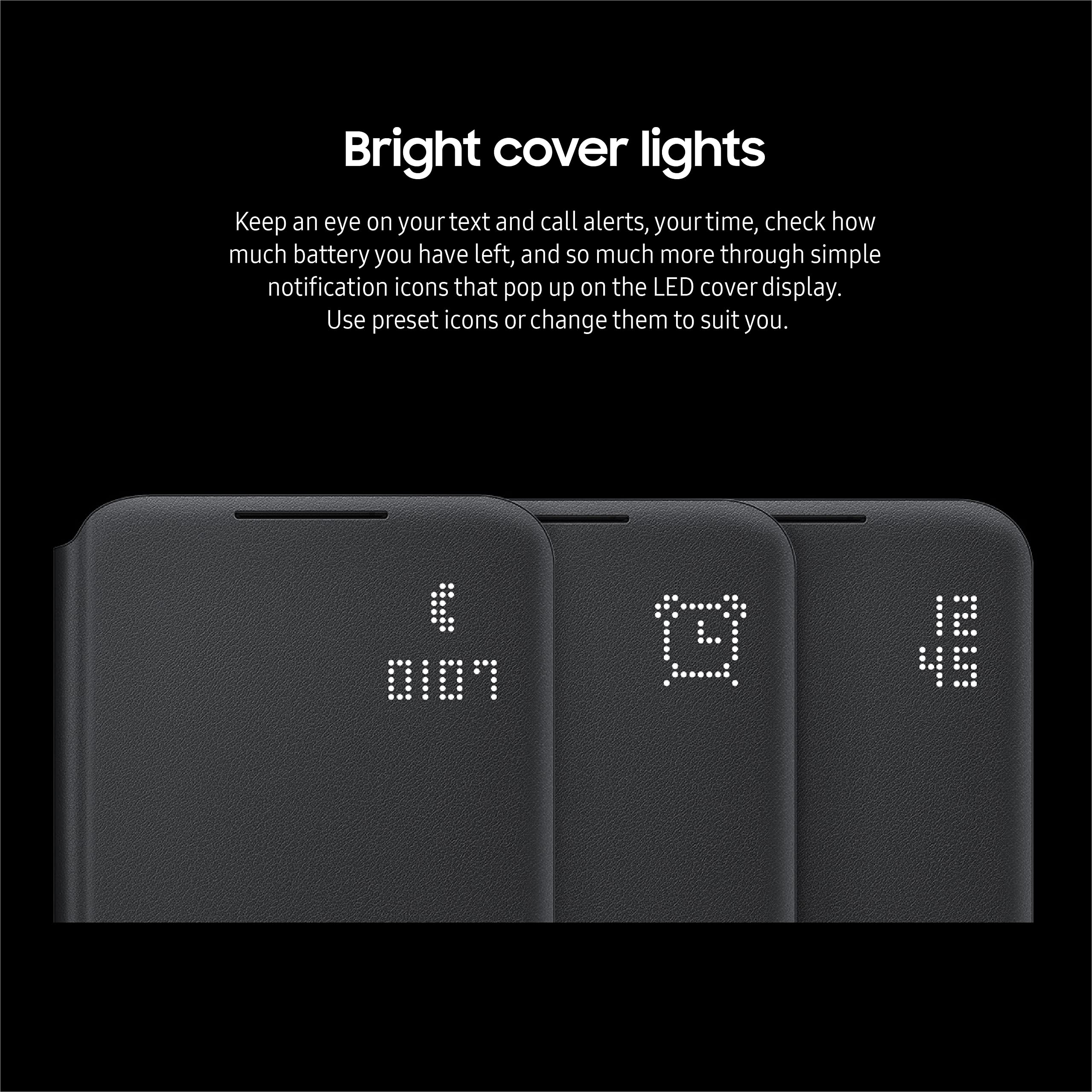 Foto 7 pulgar | Funda Para Teléfono Samsung Galaxy S22+ Led View Cover, Gris Claro - Venta Internacional.