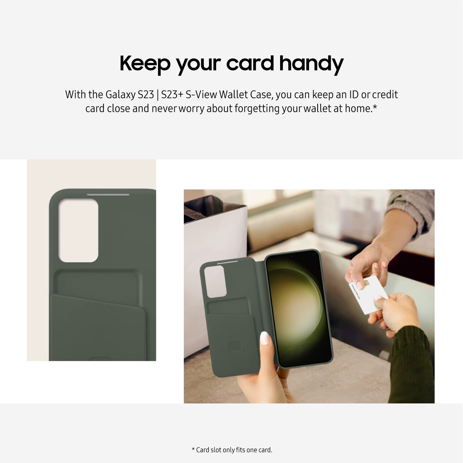 Foto 2 | Funda De Teléfono S-view Wallet Para Samsung Galaxy S23+ Plus - Venta Internacional.