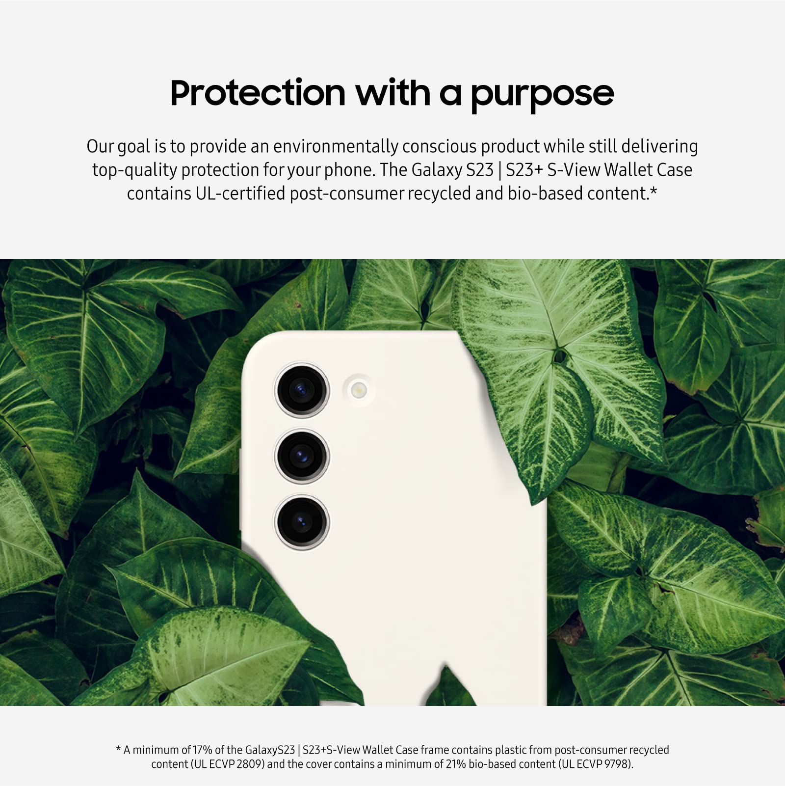 Foto 4 pulgar | Funda De Teléfono S-view Wallet Para Samsung Galaxy S23+ Plus - Venta Internacional.