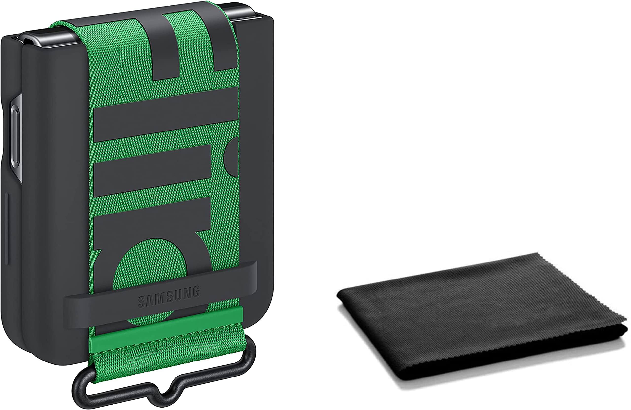 Foto 3 pulgar | Funda De Silicona Para Samsung Galaxy Z Flip 4 Con Correa Negra - Venta Internacional.