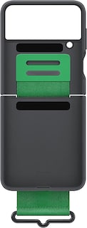 Foto 4 | Funda De Silicona Para Samsung Galaxy Z Flip 4 Con Correa Negra - Venta Internacional.