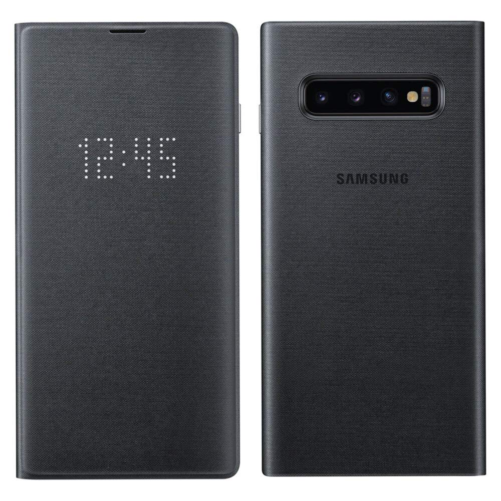 Foto 2 pulgar | Funda Protectora Para Samsung Galaxy S10 Con Vista Led, Color Negro - Venta Internacional.