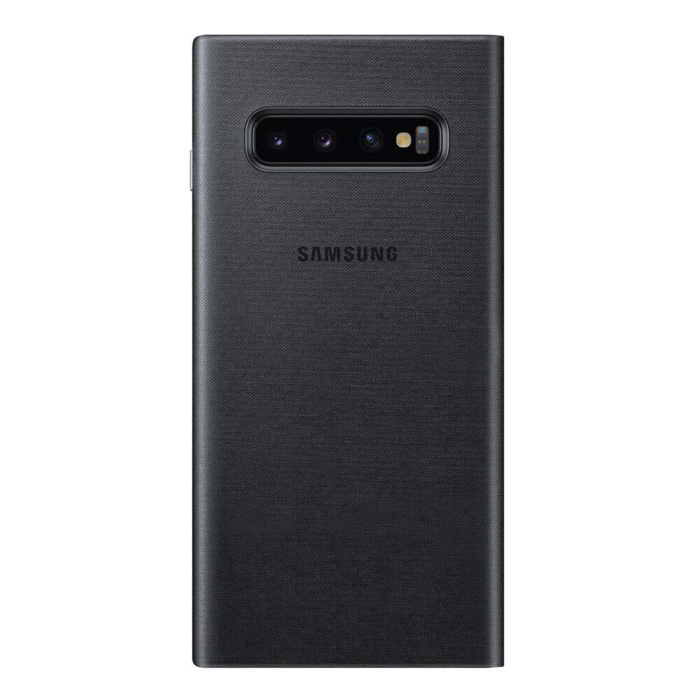 Foto 4 pulgar | Funda Protectora Para Samsung Galaxy S10 Con Vista Led, Color Negro - Venta Internacional.