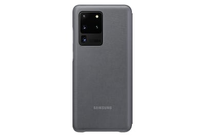 Foto 2 | Funda Tipo Cartera De Plástico Para Samsung Galaxy S20 Ultra Led, Color Blanco - Venta Internacional.