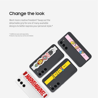 Foto 2 | Funda Para Teléfono Samsung Galaxy S23 Silicone Grip Black - Venta Internacional.