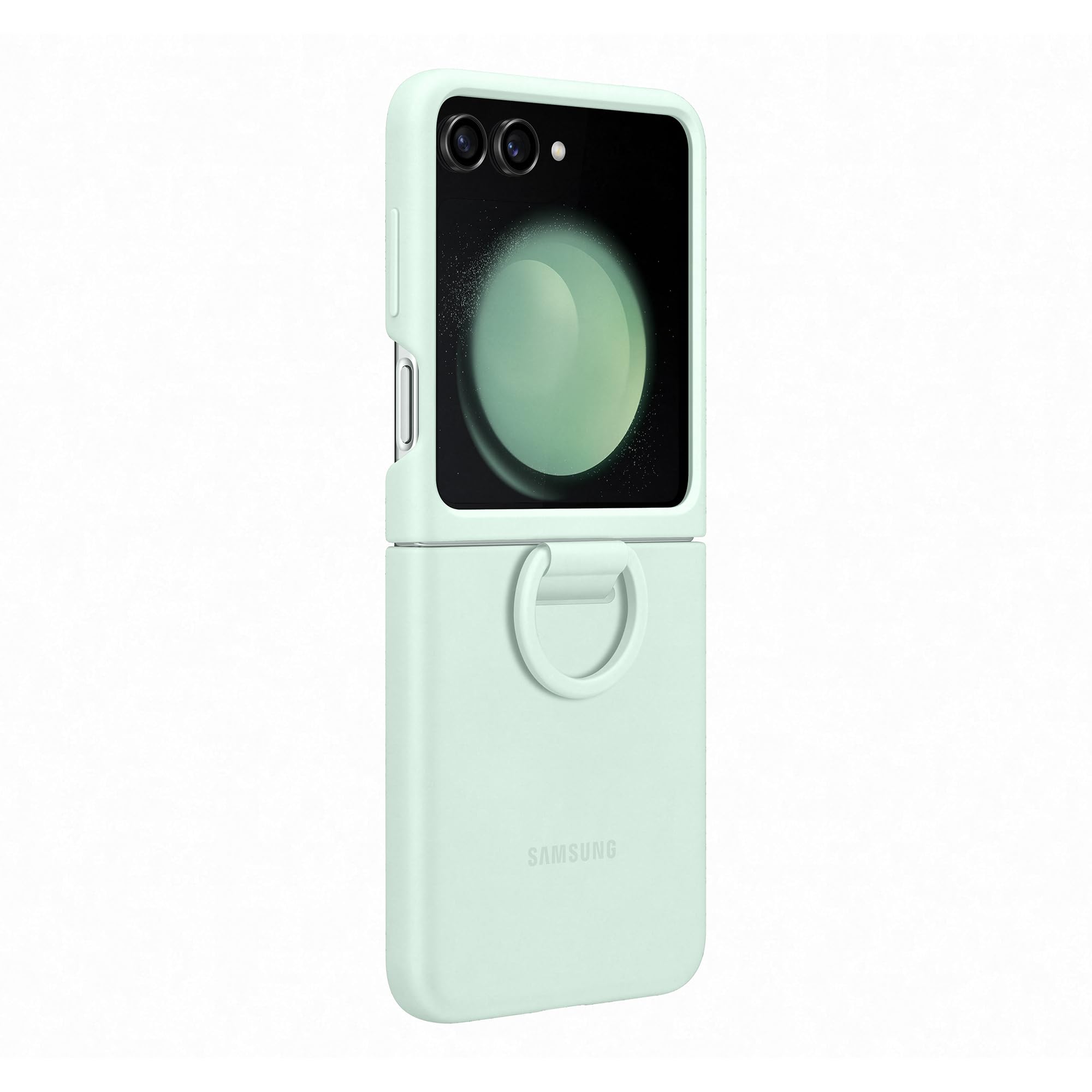 Foto 2 pulgar | Funda De Silicona Oficial Para Samsung Galaxy Con Anillo Z Flip5 - Venta Internacional.