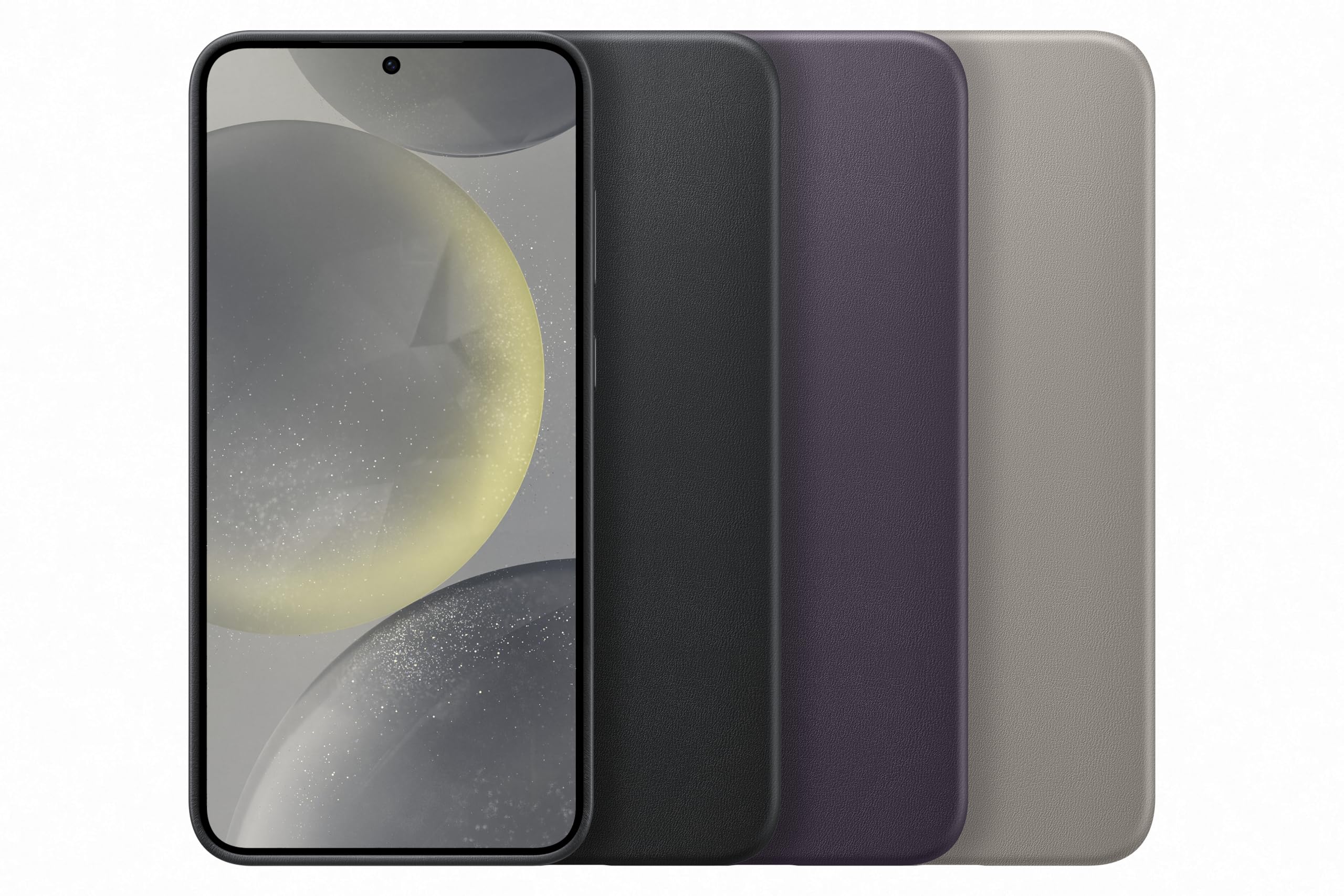 Foto 6 pulgar | Funda Para Teléfono Samsung Galaxy S24+ De Piel Vegana Violeta Oscuro - Venta Internacional.