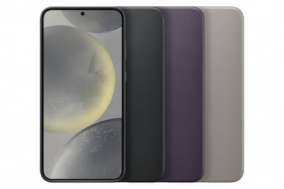 Foto 5 | Funda Para Teléfono Samsung Galaxy S24+ De Piel Vegana Violeta Oscuro - Venta Internacional.