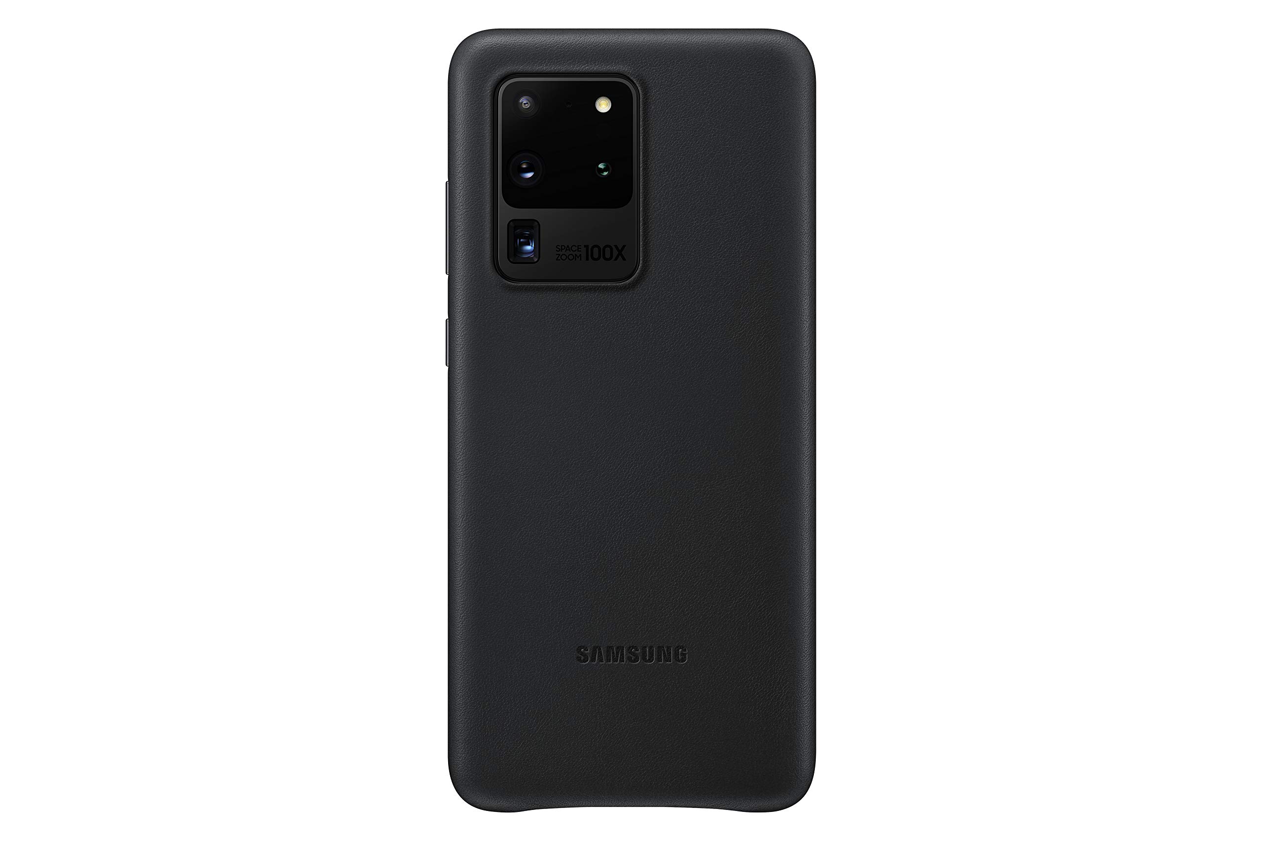 Foto 2 pulgar | Funda Trasera De Piel Negra Para Samsung Galaxy S20 Ultra - Venta Internacional.