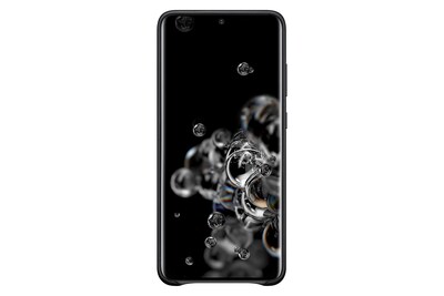 Foto 2 | Funda Trasera De Piel Negra Para Samsung Galaxy S20 Ultra - Venta Internacional.