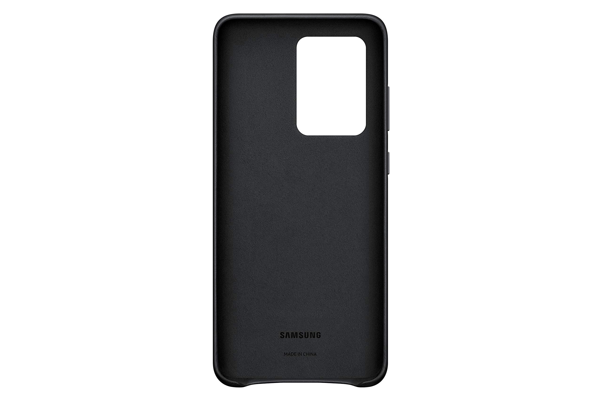 Foto 4 pulgar | Funda Trasera De Piel Negra Para Samsung Galaxy S20 Ultra - Venta Internacional.