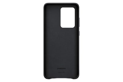 Foto 3 | Funda Trasera De Piel Negra Para Samsung Galaxy S20 Ultra - Venta Internacional.
