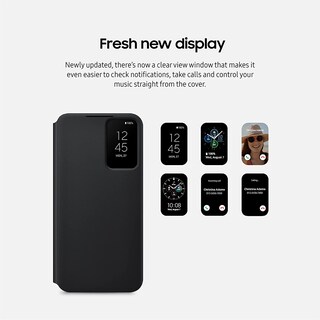 Foto 6 | Funda Para Teléfono Samsung Galaxy S22 S-view Flip Cover Negra - Venta Internacional.