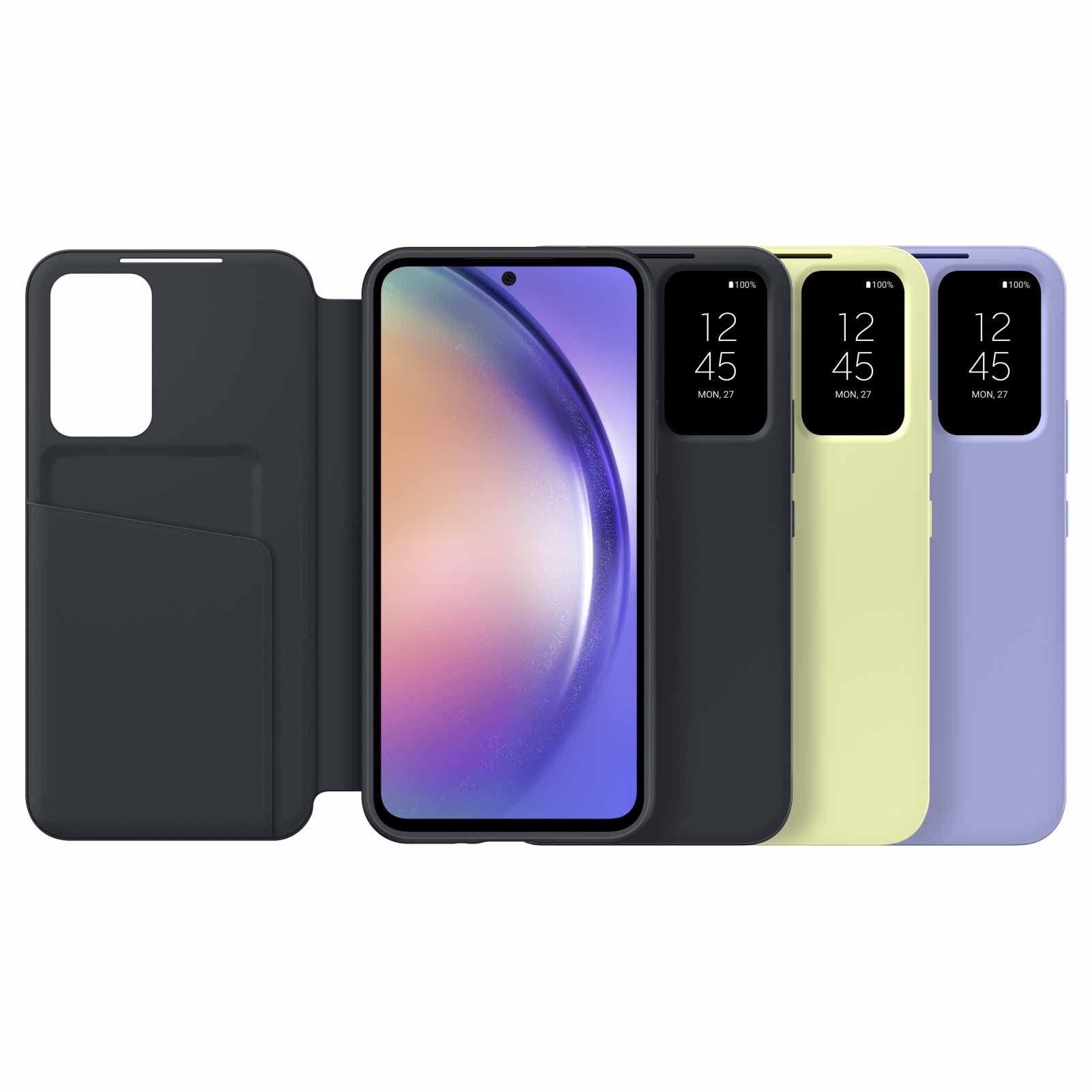 Foto 7 pulgar | Funda Para Teléfono Samsung Galaxy A54 5g S-view Wallet Negra - Venta Internacional.