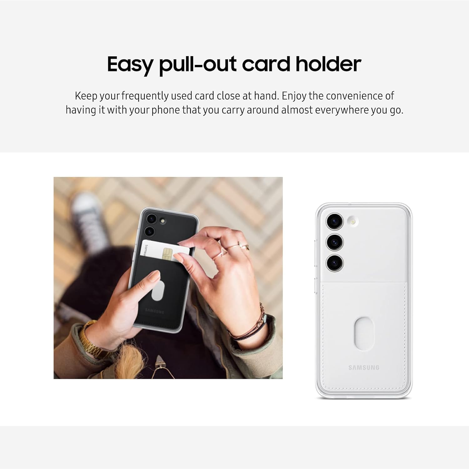 Foto 5 pulgar | Funda Para Teléfono Samsung Galaxy S23 Plus Dual Look Con Ranura Para Tarjetas - Venta Internacional.