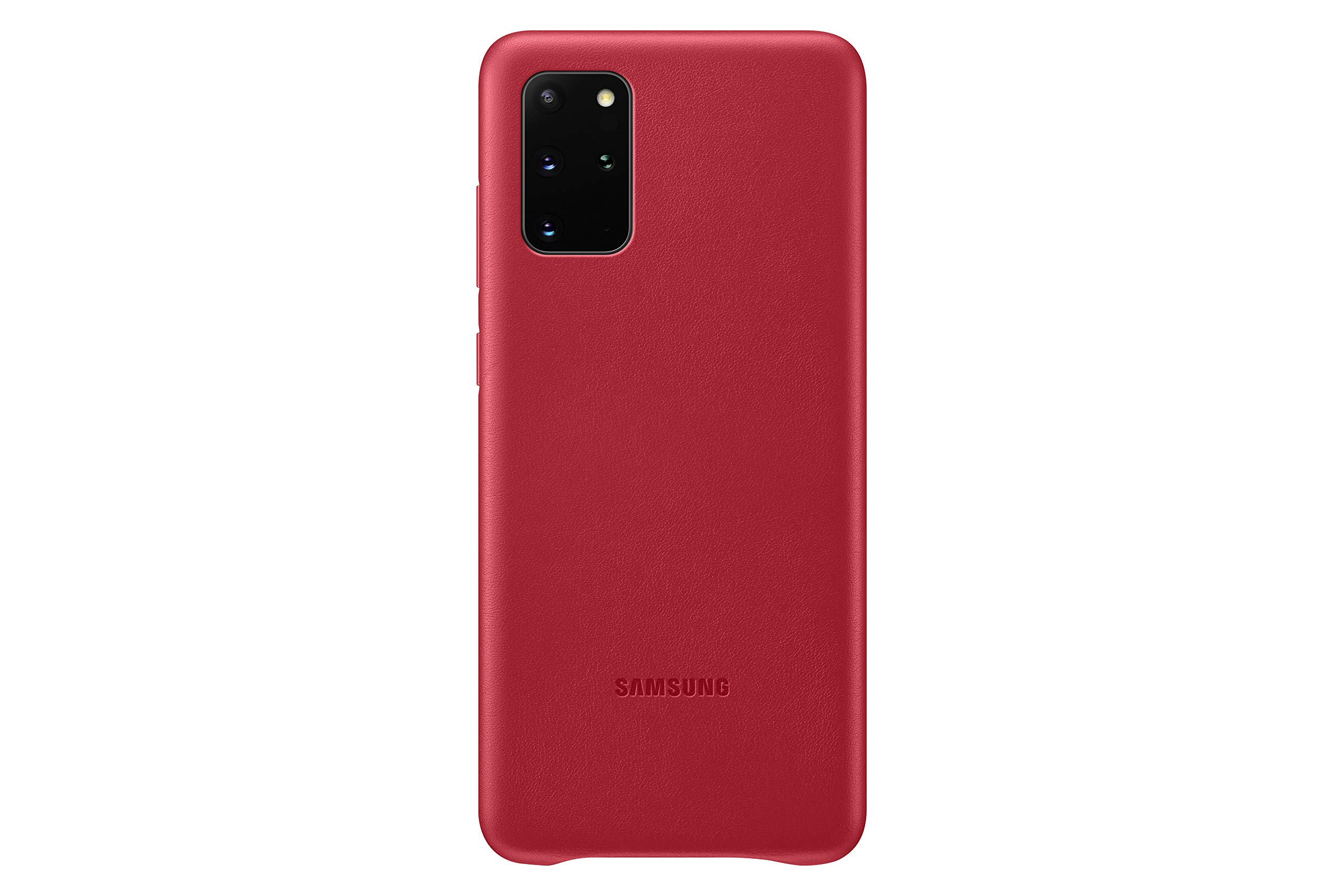 Foto 2 pulgar | Funda Trasera De Piel Para Samsung Galaxy S20+ Plus, Color Rojo - Venta Internacional.