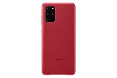 Foto 1 | Funda Trasera De Piel Para Samsung Galaxy S20+ Plus, Color Rojo - Venta Internacional.